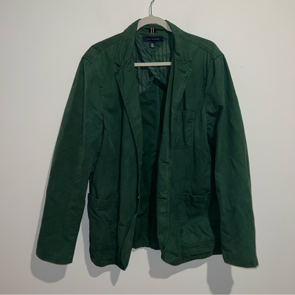 Men’s Tommy Hilfiger Green Vintage Blazer Jacket